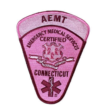 Connecticut Certified Advanced Emergency Medical Technician Patch AEMT with Attached Rocker