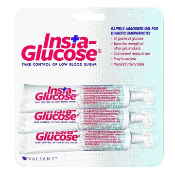 Insta-Glucose Gel  24gm Cherry Flavor 3 Pack