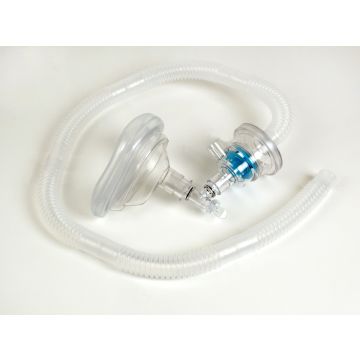 Patient Valve, 36" hose, swivel connector, cuffed mask