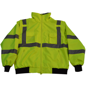 ANSI Class 3 Waterproof Bomber Jacket with Removable Liner