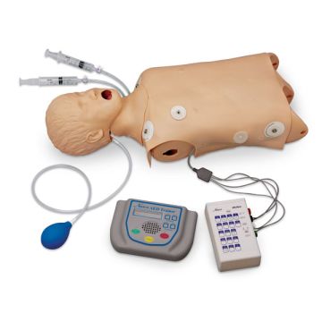 Advanced Child AMT Defib Torso w/ECG & AED