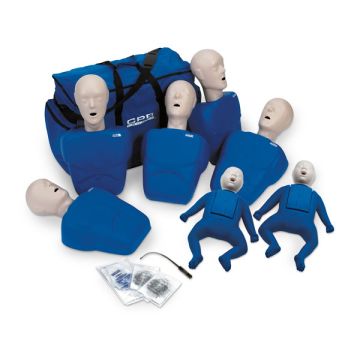 TPAK700 CPR Prompt® Blue (5) Adult/Child & (2) Infant Manikins