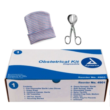 Massachusetts Obstetrical Kit includes Knit Beanie and Obstetrical Scissors