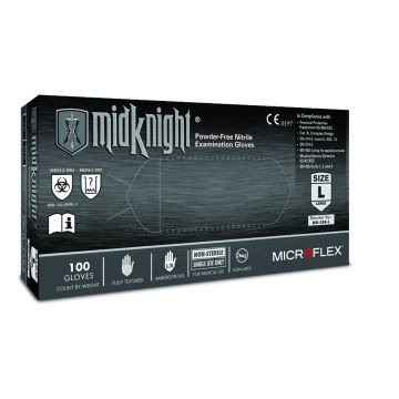 MidKnight Powder Free Nitrile Exam Gloves