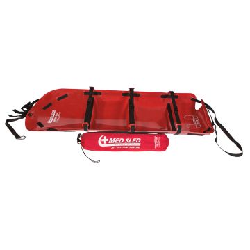 Med Sled 30" Tactical Rescue - Red sled and Bag (Not for vertical descent)