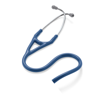 3M™ Littmann® Stethoscope Binaurals for Master Cardiology™, Cardiology III™, Cardiology II S.E. and Cardiology S.T.C. Stethoscopes, Navy Blue Tube, Grey Eartips, 27 inch