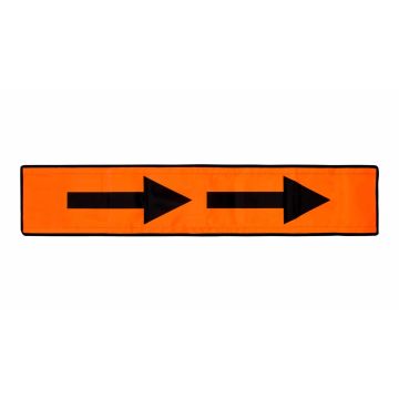 Flex Safe Reversible Arrow Sign - Safety Orange