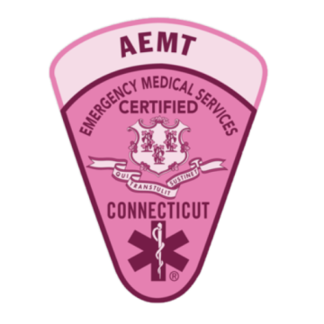 Connecticut Pink 4" AEMT Patch Sticker