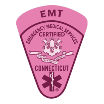 Connecticut Pink 4" EMT Patch Sticker