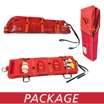 Med Sled Infant 3 Evacuation Sled Package - (2) Infant 3 Evacuation Sleds with Handles and Storage Device. Fully Assembled for the Evacuation of (6) Infants.