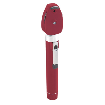 DIAGNOSTIX Pkt Ophthalmoscope 2.5v, Hal/Xen, Burgundy