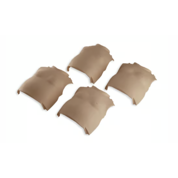 Torso Skin Replacement for PRESTAN Professional Infant Manikin, 4-Pack (Dark Skin)