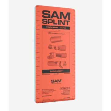 SAM WRIST SPLINT 9IN FLAT ORANGE 60 Per Case