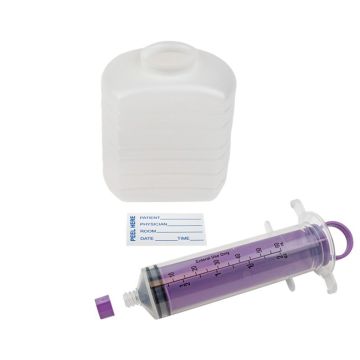 IV Pole Kit - Enteral Irrigation w/ ENFit Connector, 60 cc, 30/cs