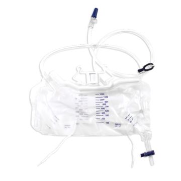 Low Bed Urine Bag, 1200 mL, 20/cs