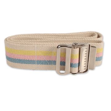 Gait Belt - Metal buckle, 60" x 2", Multi-Color, 1/bag,36 bags/case