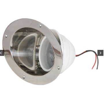 Parking light with stainless steel housing