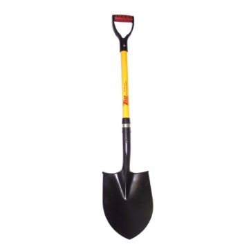 Round point - 27" handle with grip