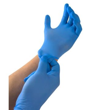 Kemp USA Nitrile Gloves, 1 Pair Individually Bagged, Blue (50 Pairs / Pack)