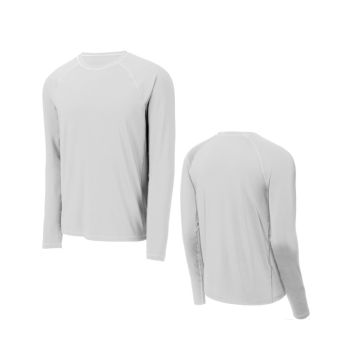 Kemp USA Rashguard Long Sleeve White XL Blank