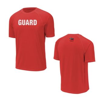 Kemp USA Rashguard Short Sleeve Red XXL with GUARD Logo