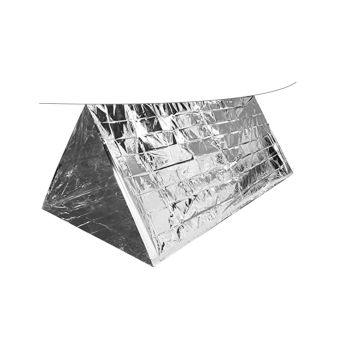 Kemp USA Mylar Foil Emergency Tent Shelter Kit, Two Person, Silver
