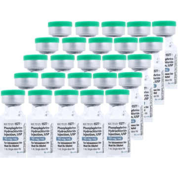 PHENYLEPHRINE HCL 10 MG SDV 1ML 25 VIALS per BOX