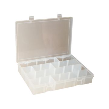 Small, Plastic Compartment Box, Adjustable 