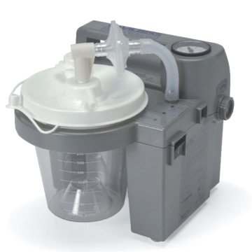 Compact Suction Unit Disposable Cannisters with Carry Case