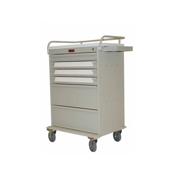 Value Line Medication Bin Cart with 18 – 3.5 inch Bins, Key Locking 