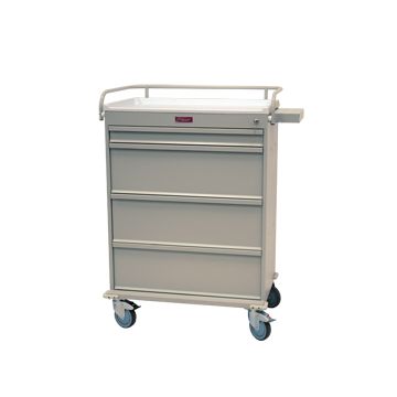 Value Line Punch Card Medication Cart with Key Lock