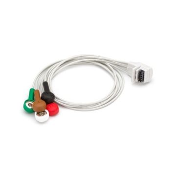 PAT CBL H3+ 5-WIRE 2X5 RA SNAPS AHA GRAY